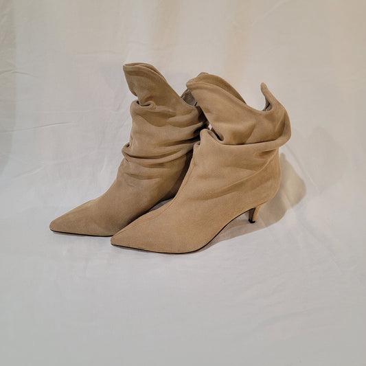 Authentic Suede Ankle Bootie