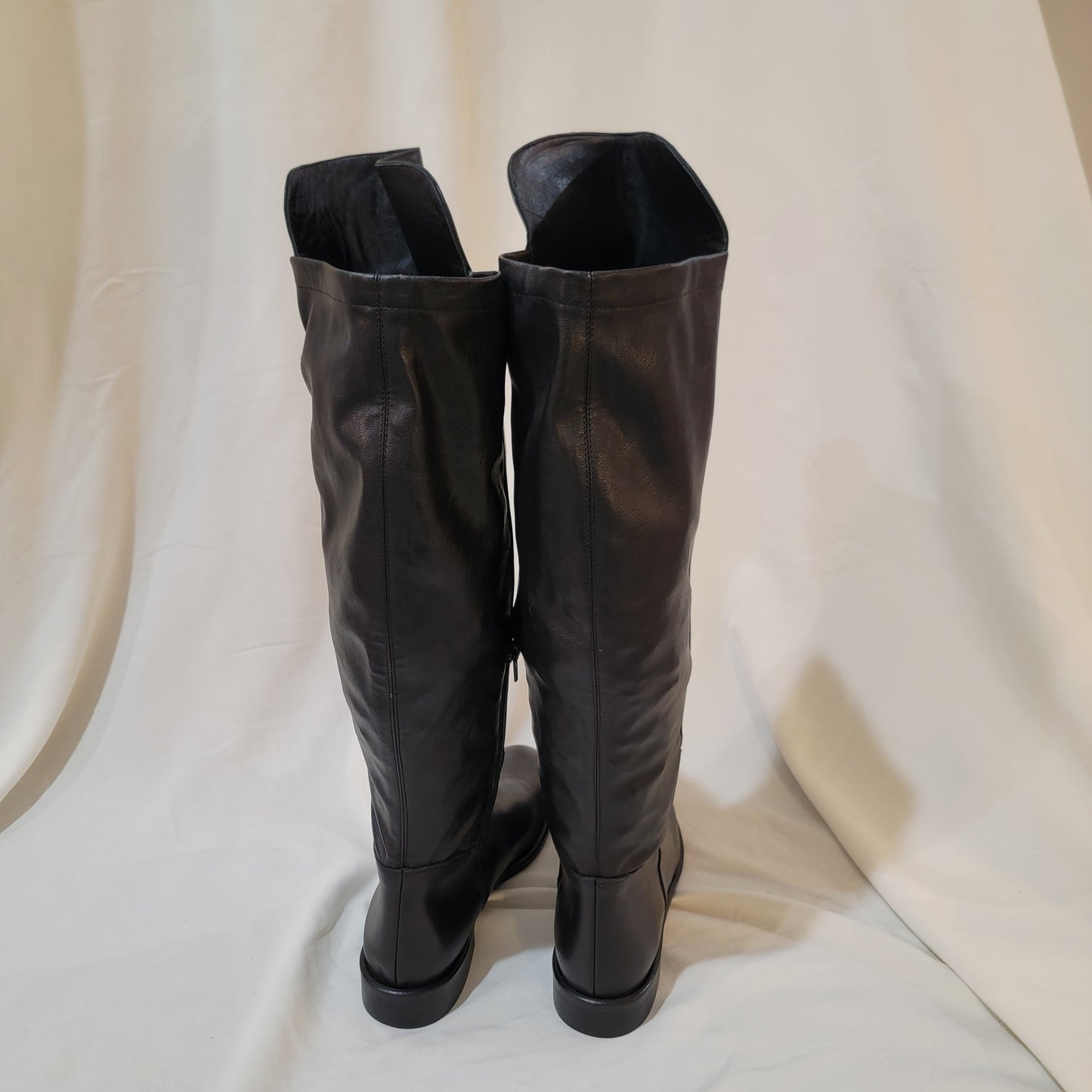 Authentic Leather Above Knee Boot Flat Boot