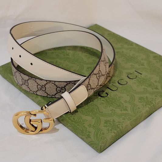 GG Print Women's Authentic Gucci Belt